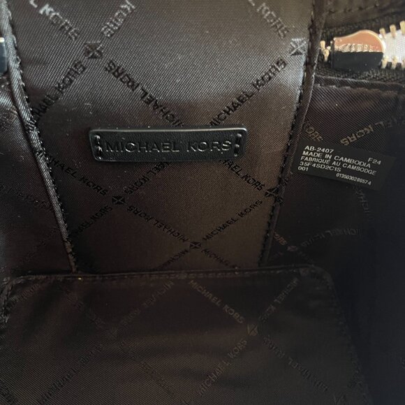 NWOT Michael Kors Sandrine Black Rhinestone Petite Box Bag - Picture 6 of 7